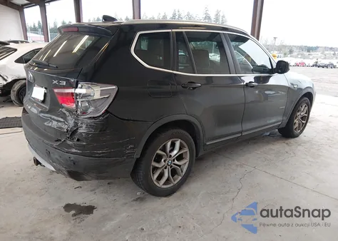 2013 BMW X3 xDrive28I z USA, uszkodzony, nr VIN 5UXWX9C55D0A10659